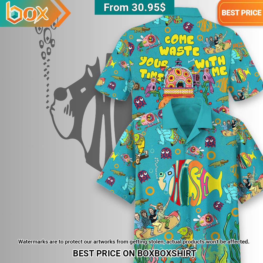 Phish Come Waste Your Time with Me Song Hawaiian Shirt 6