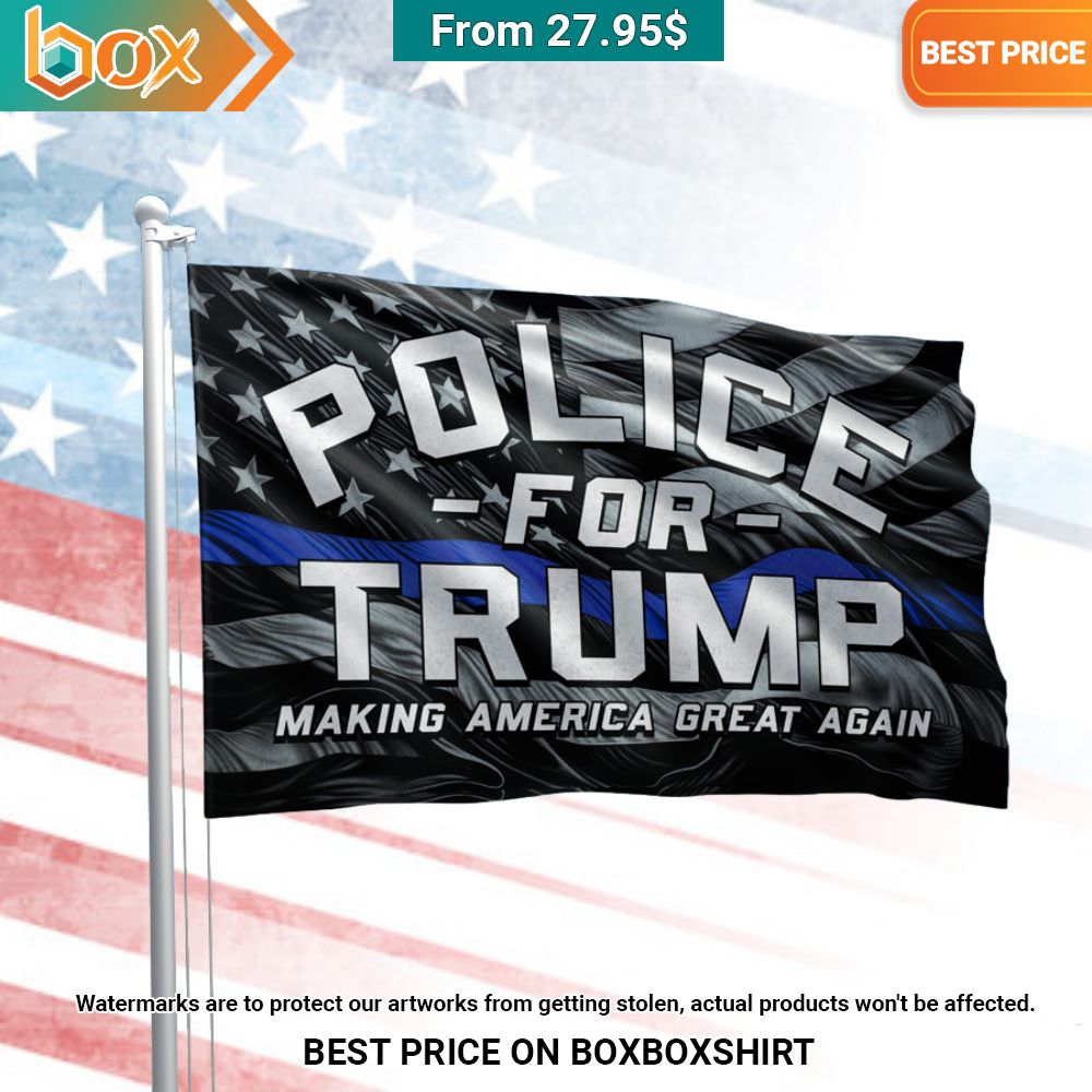 Police For Trump Making America Great Again Flag Rejuvenating picture