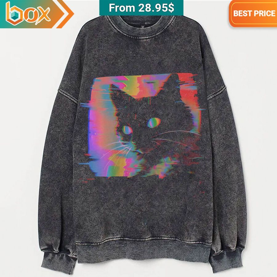 psychedelic weirdcore black cat t shirt longsleeve 1 919.jpg