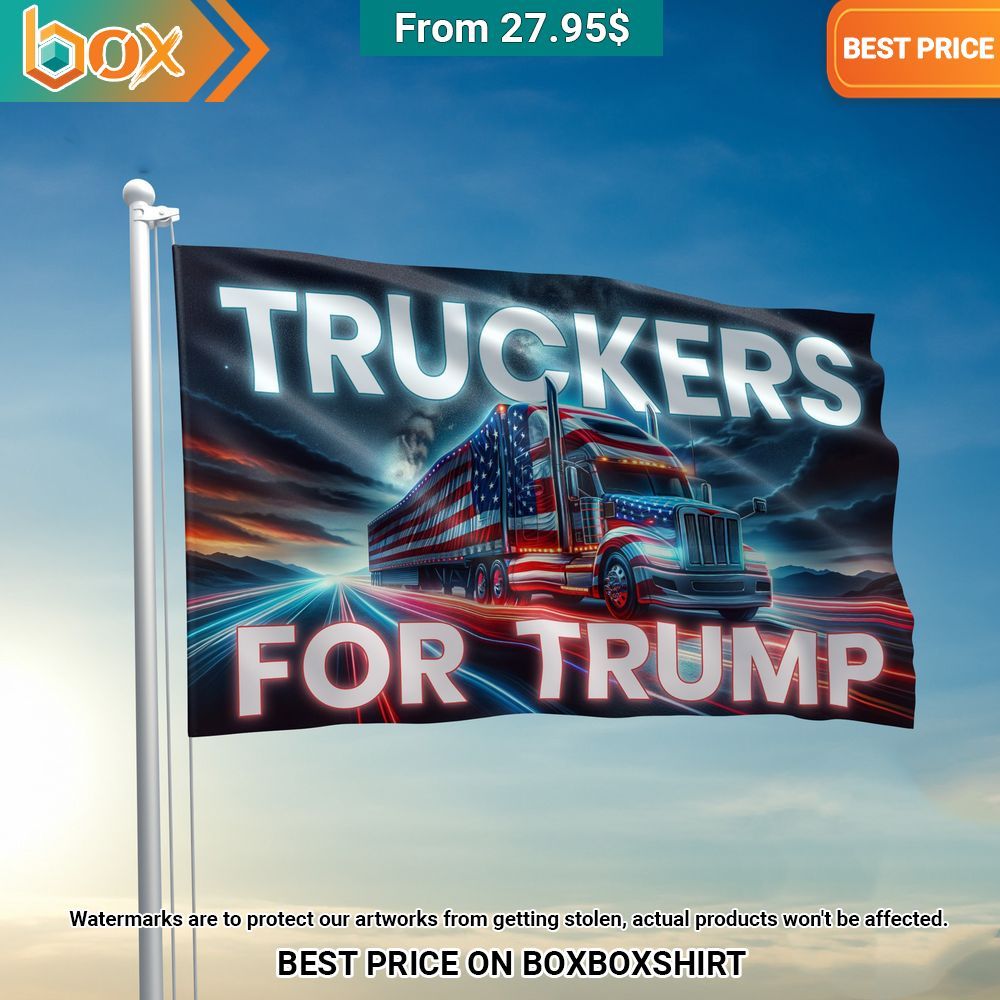Truckers For Trump American Flag Great, I liked it