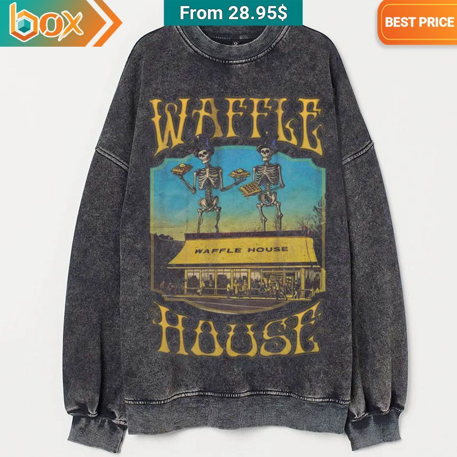 Waffle House Grateful Dead Lot T Shirt, Longsleeve Cutting Dash