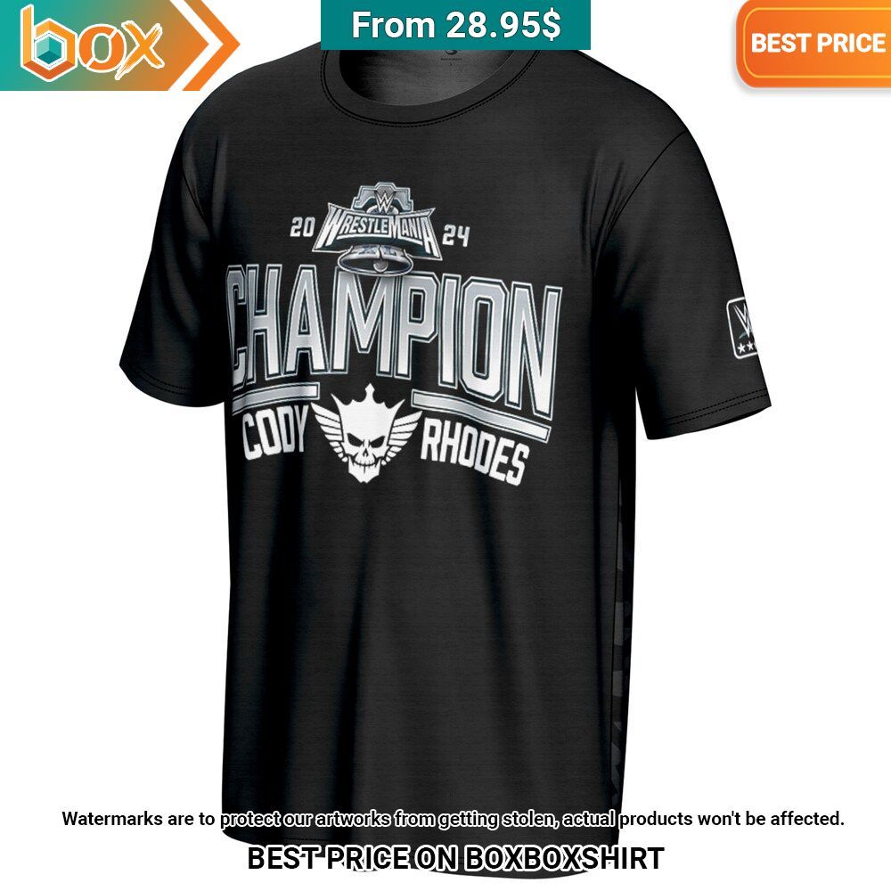 WrestleMania 2024 Champions Cody Rhodes T shirt Good click