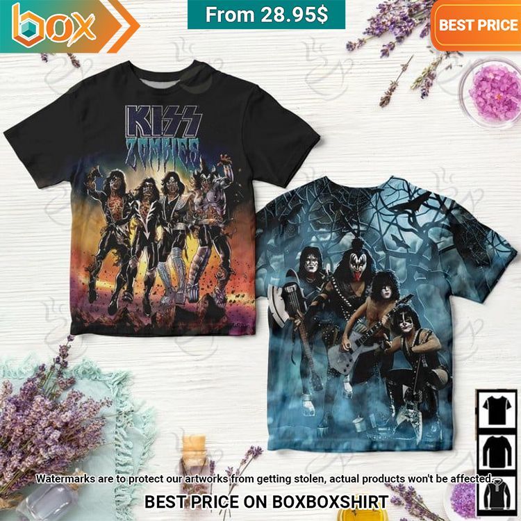 Undead Love: A Zombie Kiss Album Cover Tee