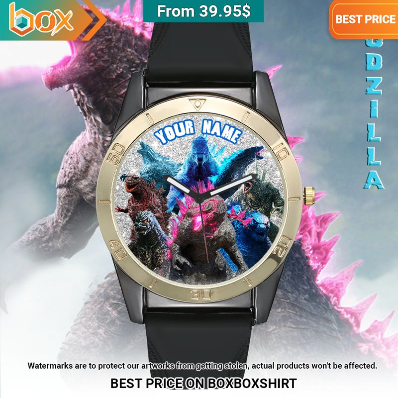 Godzilla x Kong Movie Custom Silica Watch Loving click