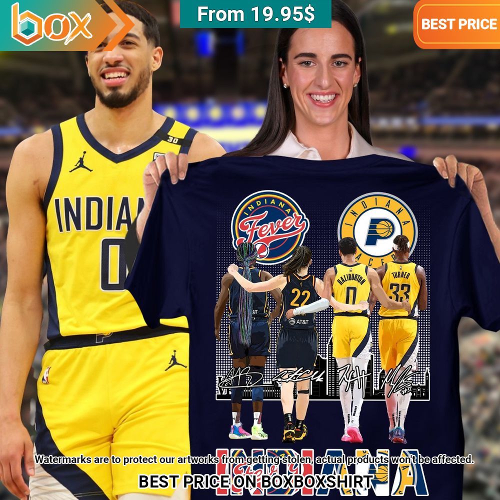 Indiana Fever and Indiana Pacers Hoodie, Shirts You look cheerful dear