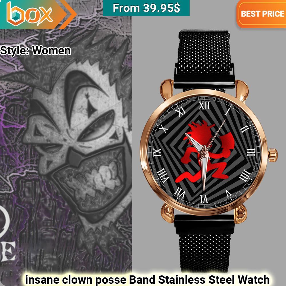 Insane Clown Posse Band Stainless Steel Watch 30