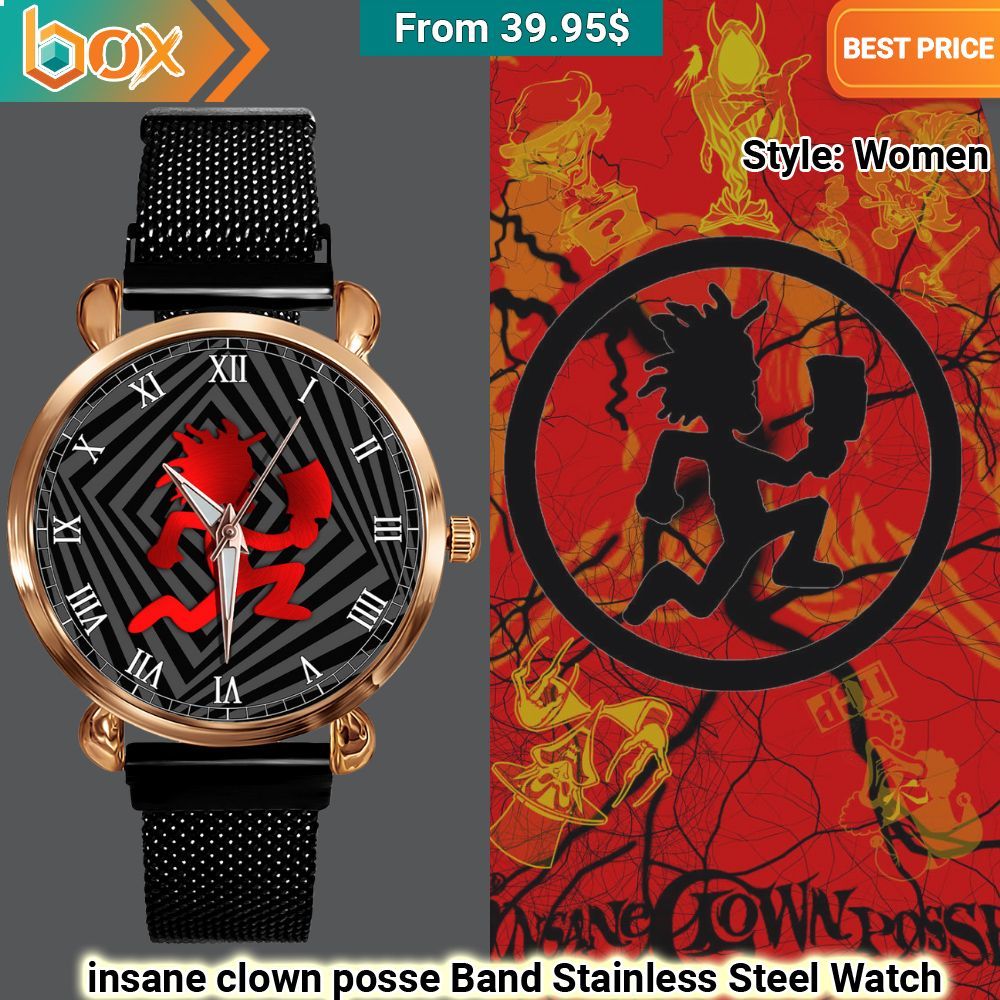 Insane Clown Posse Band Stainless Steel Watch 31