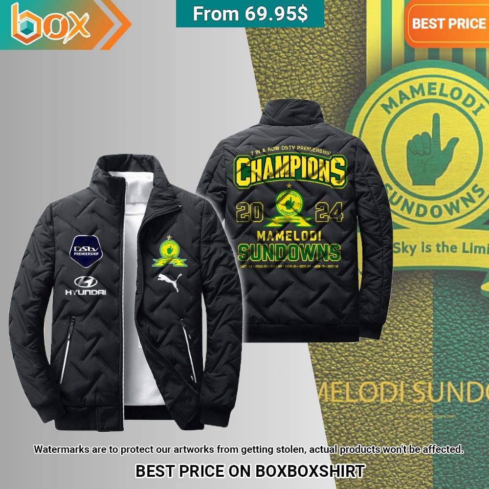 Mamelodi Sundowns FC DStv Premiership 2024 Puffer Jacket