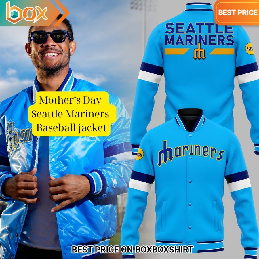 Mother’s Day Seattle Mariners Baseball jacket Rocking picture