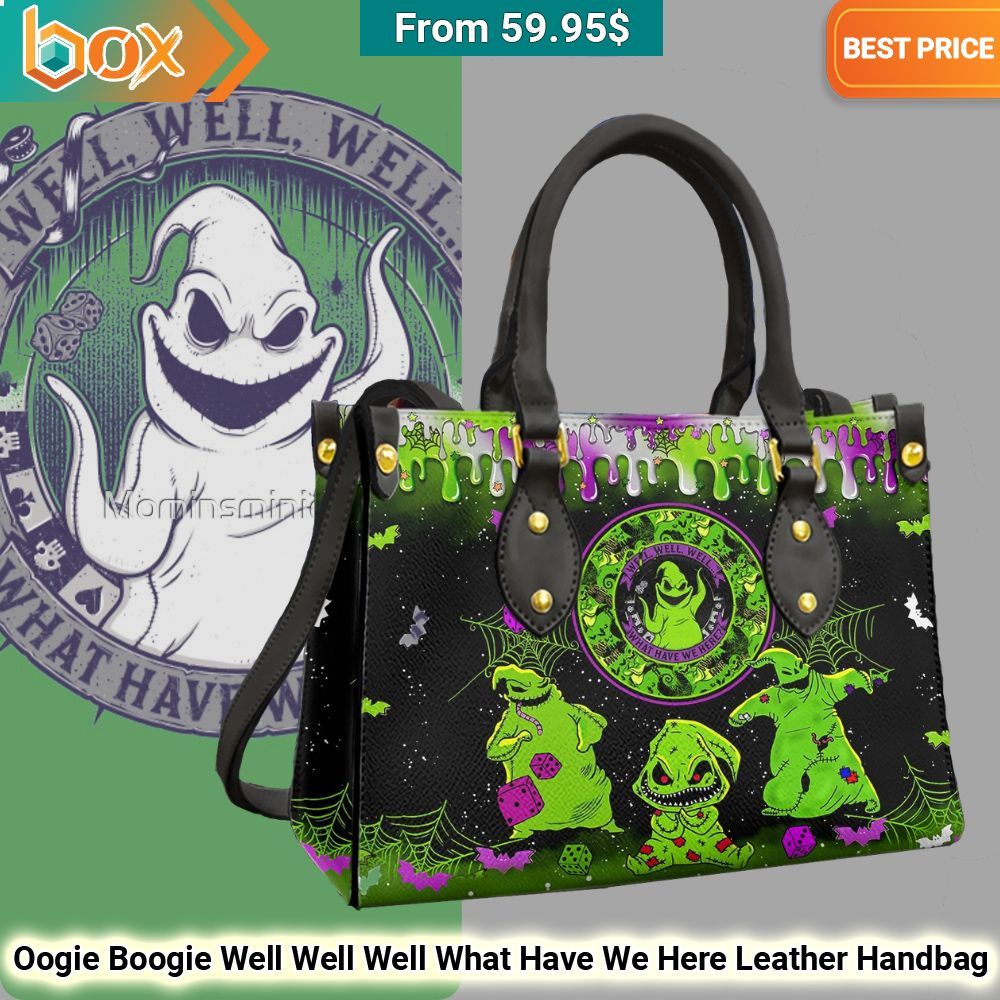 Oogie Boogie Well Well Well What Have We Here Leather Handbag 4