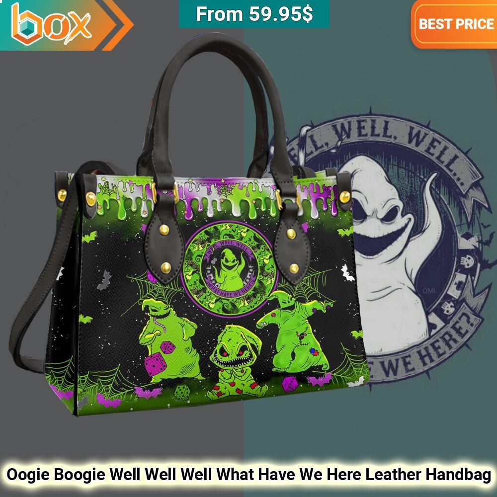 Oogie Boogie Well Well Well What Have We Here Leather Handbag 5