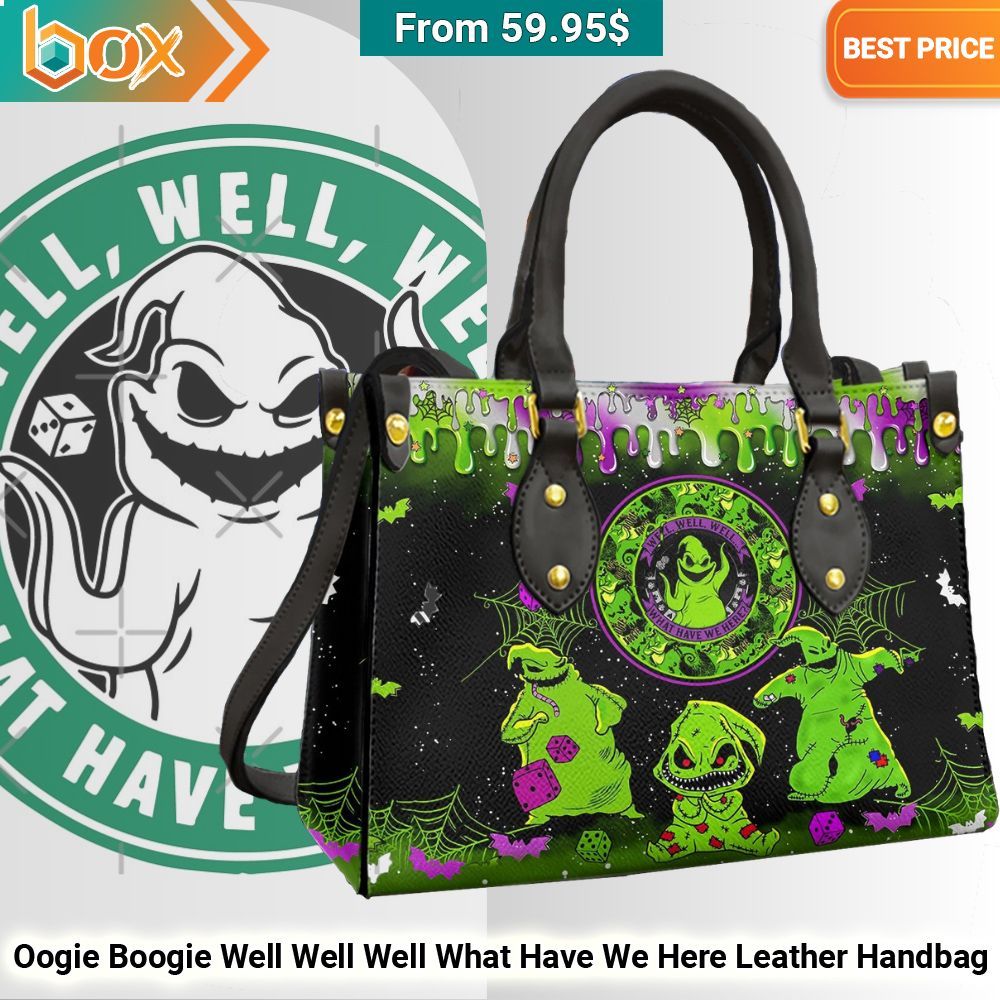 Oogie Boogie Well Well Well What Have We Here Leather Handbag 6