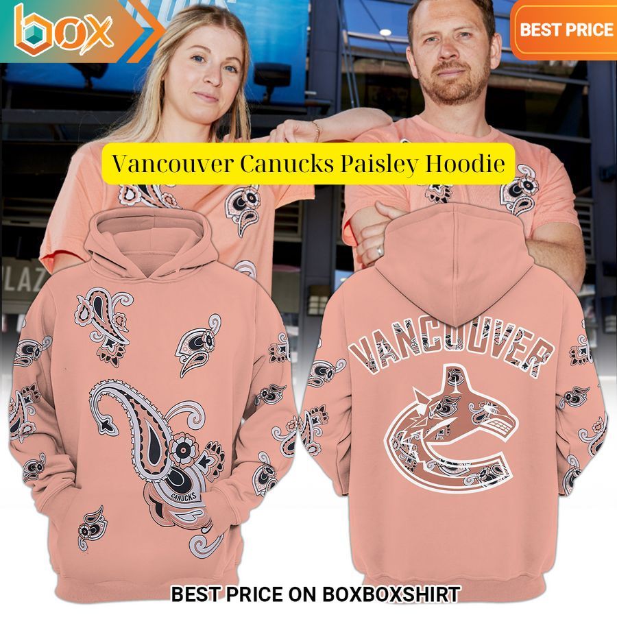 Vancouver Canucks Paisley Hoodie This is your best picture man