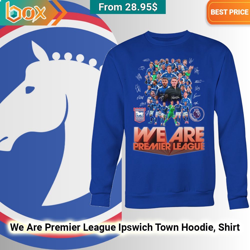 We Are Premier League Ipswich Town Hoodie, Shirt 44