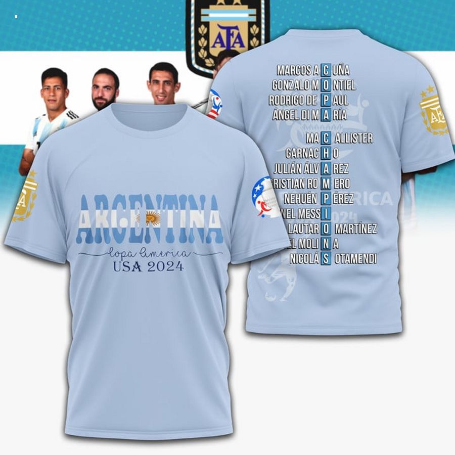 HOT Argentina Champion Copa America 2024 Shirt You guys complement each other