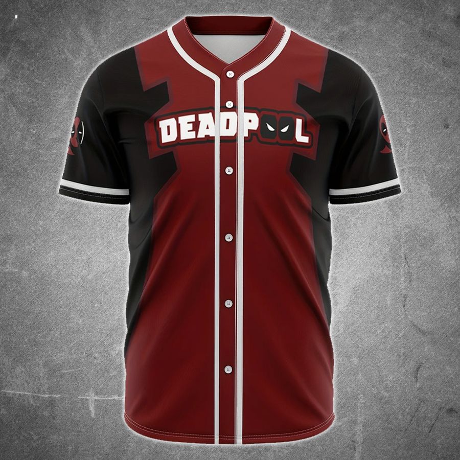 HOT Deadpool 2 Marvel Baseball Jersey Wow! What a picture you click