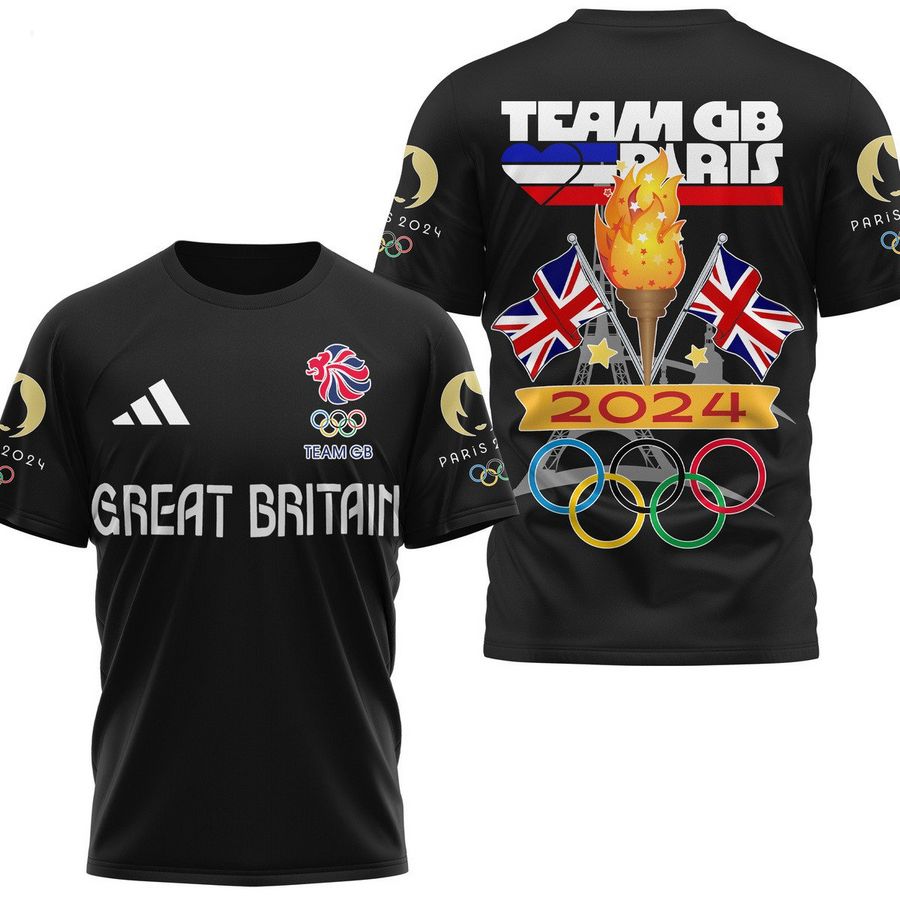 hot great britain at the 2024 summer olympics shirt 1