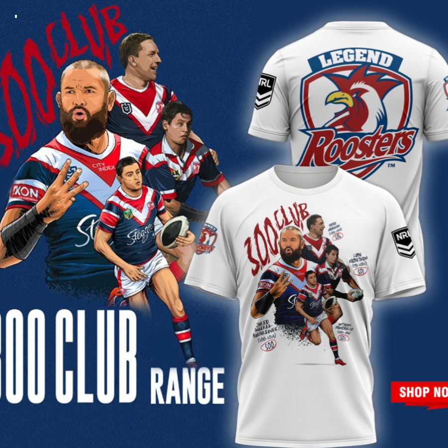 HOT Sydney Roosters 300 Club Legend Shirt Awesome Pic guys