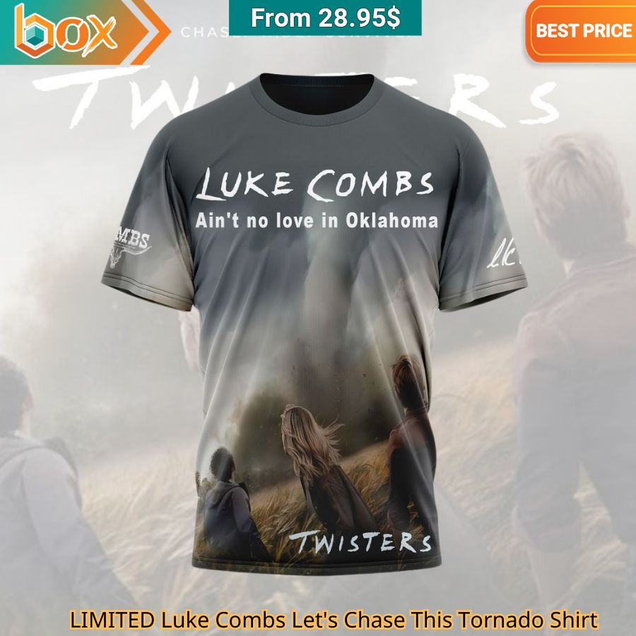 LIMITED Luke Combs Let's Chase This Tornado Shirt I like your hairstyle