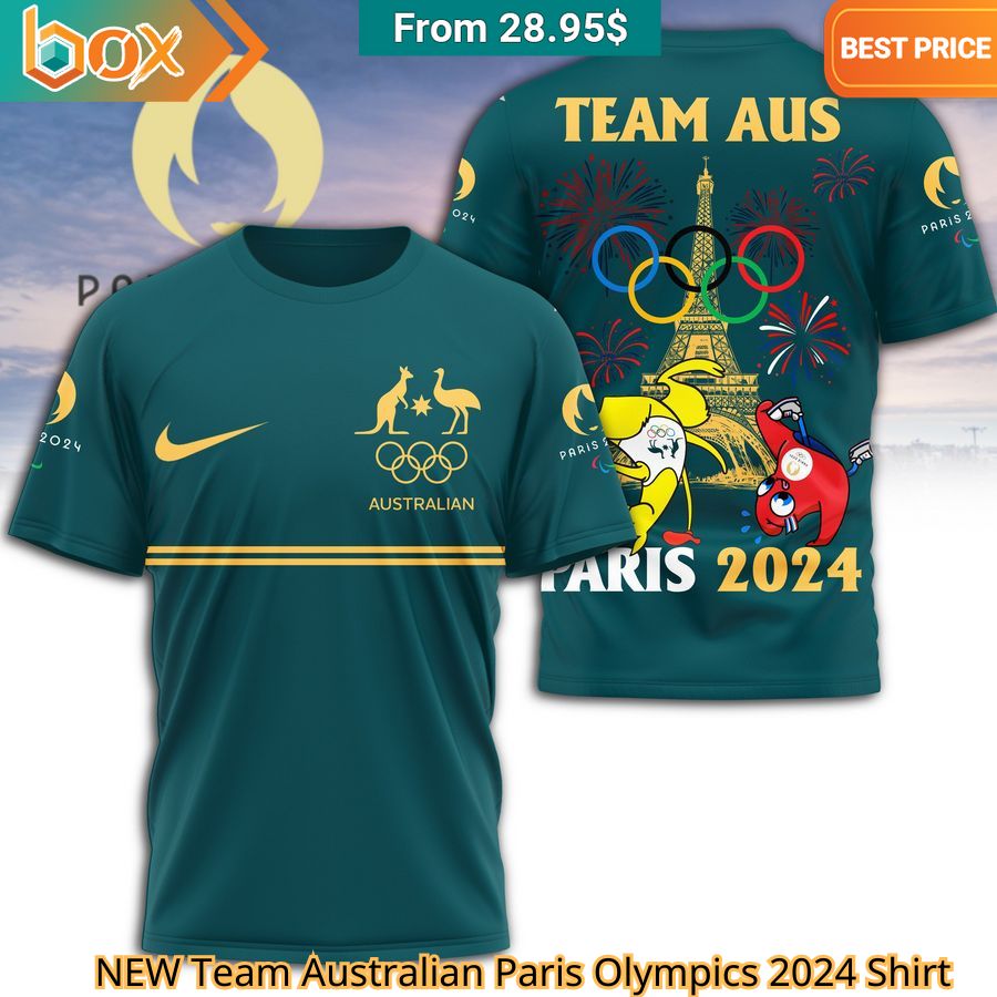 NEW Team Australian Paris Olympics 2024 Shirt Your beauty is irresistible.