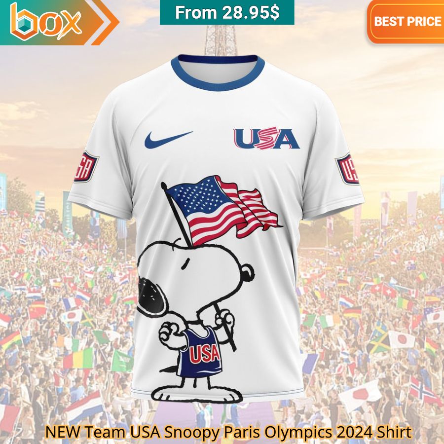 NEW Team USA Snoopy Paris Olympics 2024 Shirt Wow! What a picture you click