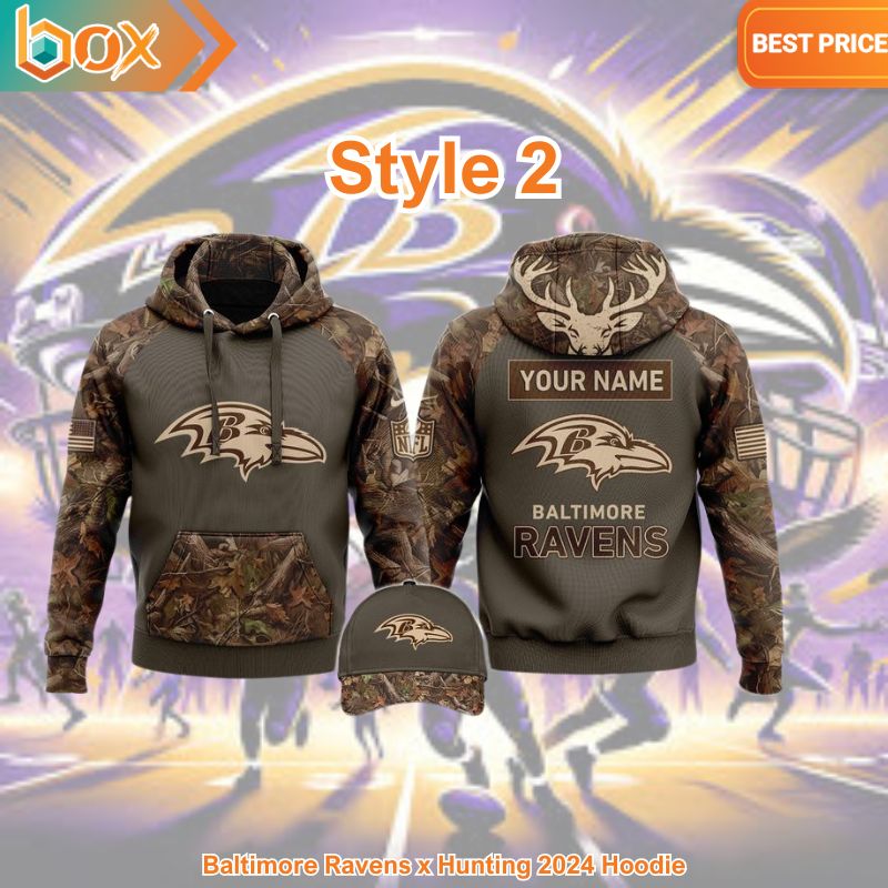 BEST Baltimore Ravens x Hunting 2024 Hoodie