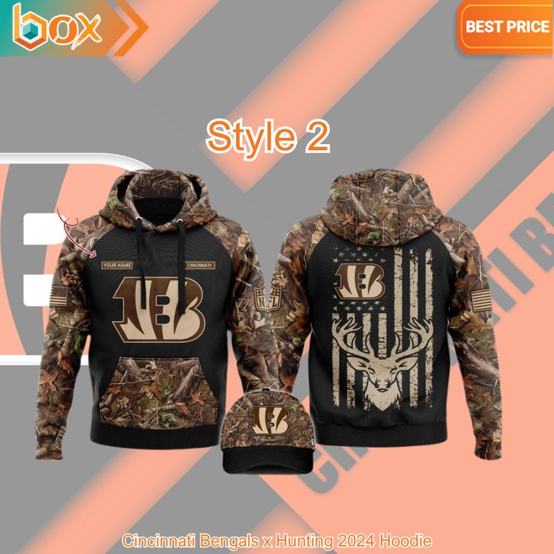 BEST Cincinnati Bengals x Hunting 2024 Hoodie