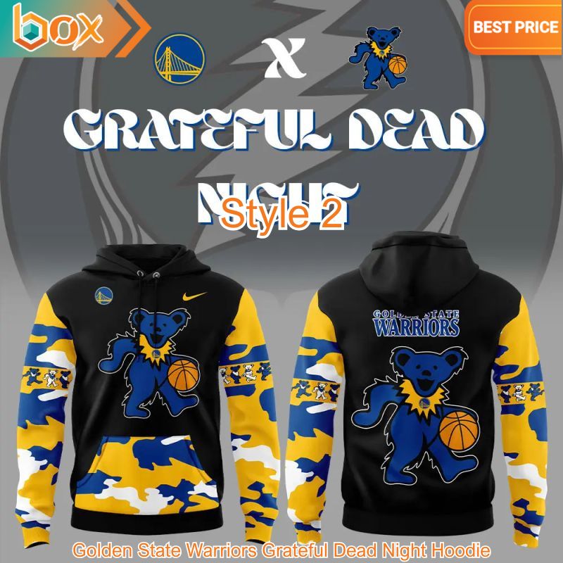 BEST Golden State Warriors Grateful Dead Night Hoodie