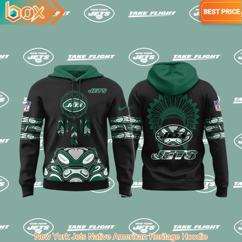 HOT New York Jets Native American Heritage Hoodie