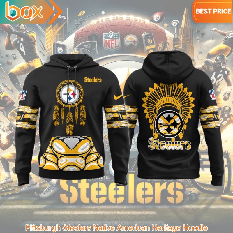 HOT Pittsburgh Steelers Native American Heritage Hoodie