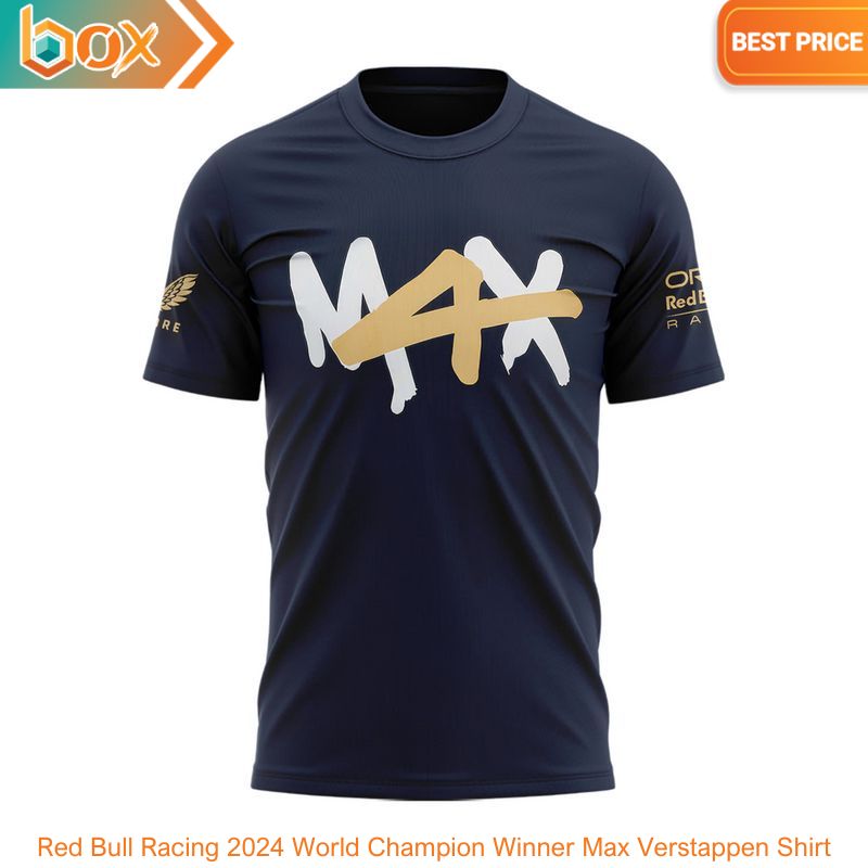 HOT Red Bull Racing 2024 World Champion Winner Max Verstappen Shirt