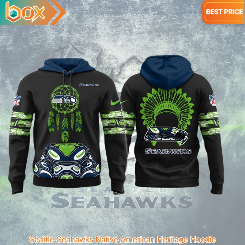 HOT Seattle Seahawks Native American Heritage Hoodie