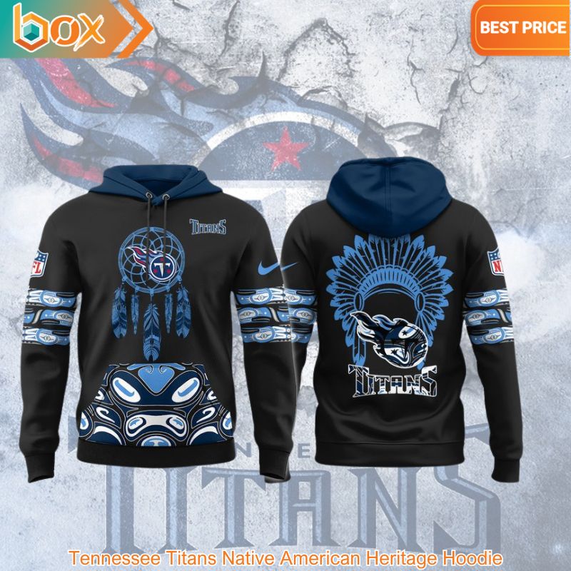 HOT Tennessee Titans Native American Heritage Hoodie