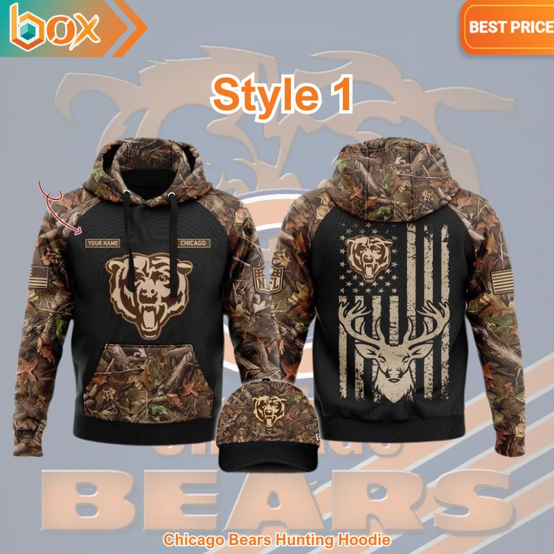 NEW Chicago Bears Hunting Hoodie