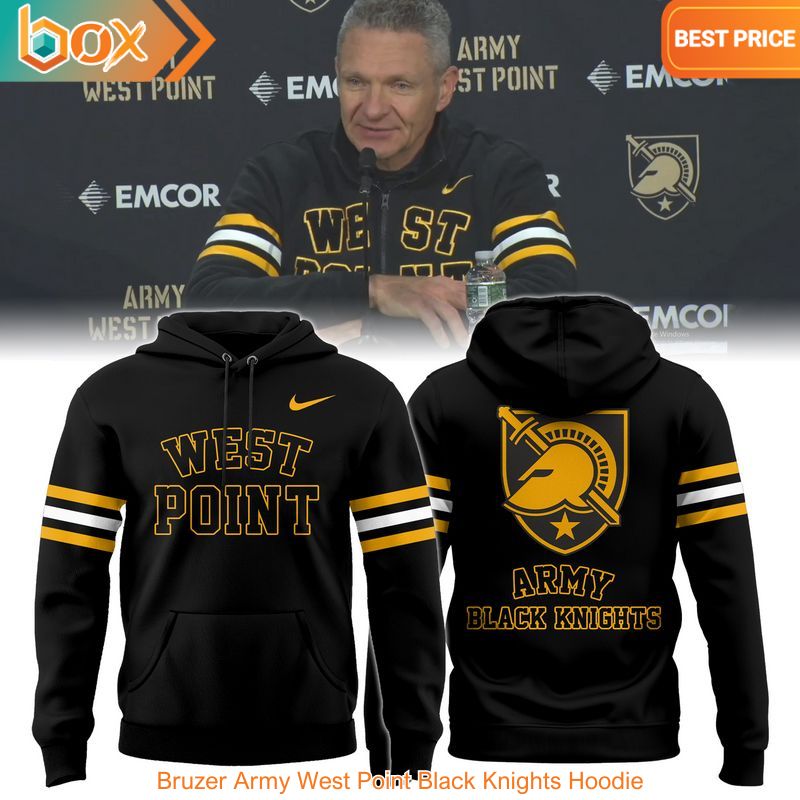 TOP Bruzer Army West Point Black Knights Hoodie