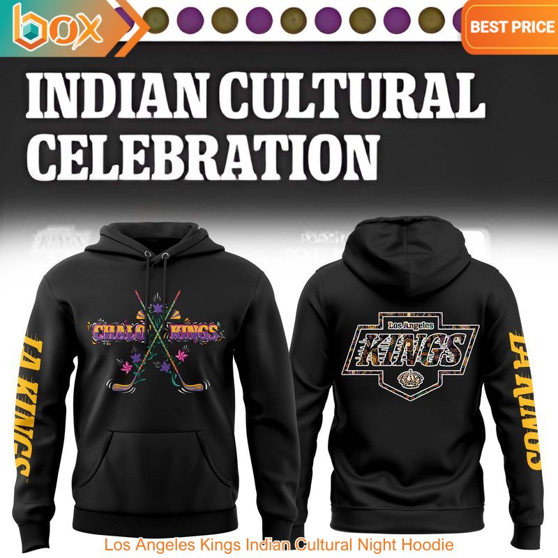 TOP Los Angeles Kings Indian Cultural Night Hoodie