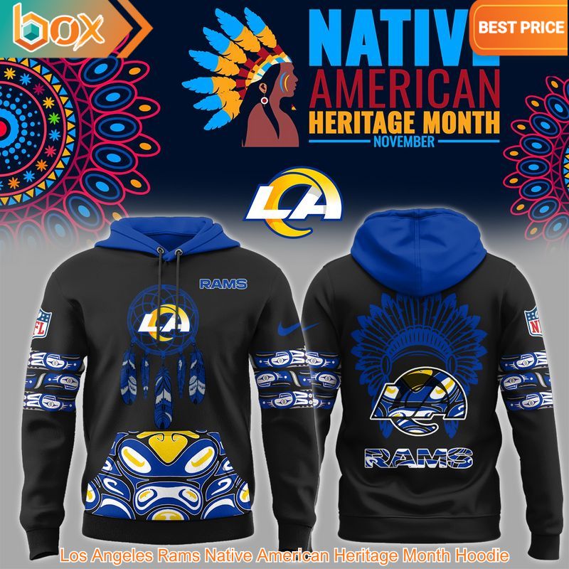 TOP Los Angeles Rams Native American Heritage Month Hoodie