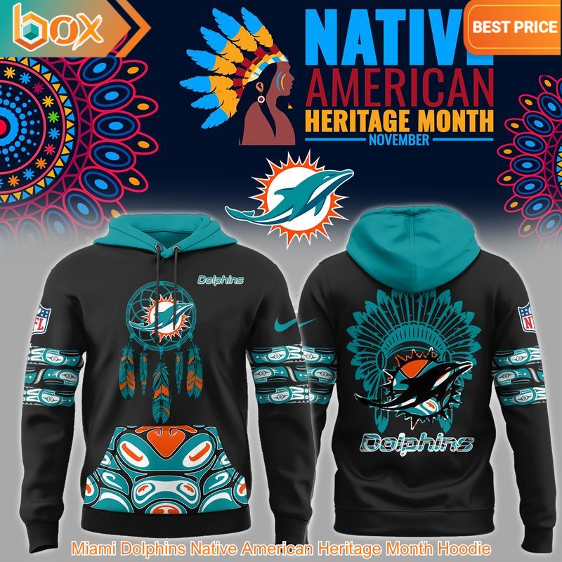 TOP Miami Dolphins Native American Heritage Month Hoodie