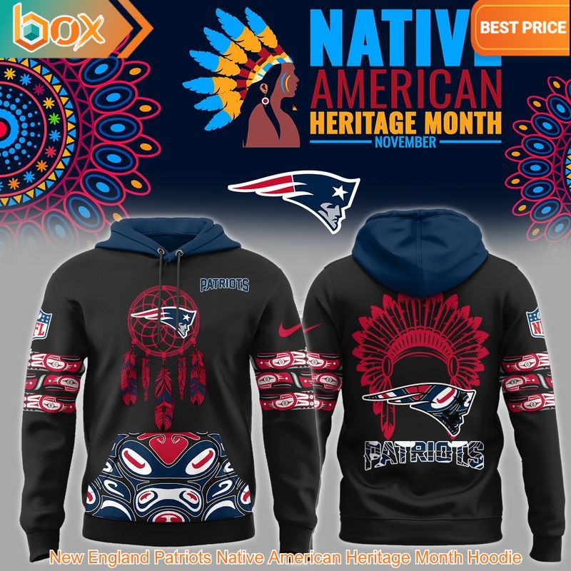 TOP New England Patriots Native American Heritage Month Hoodie