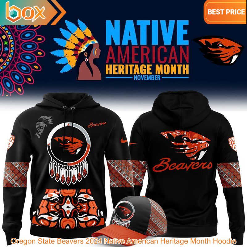 TOP Oregon State Beavers 2024 Native American Heritage Month Hoodie