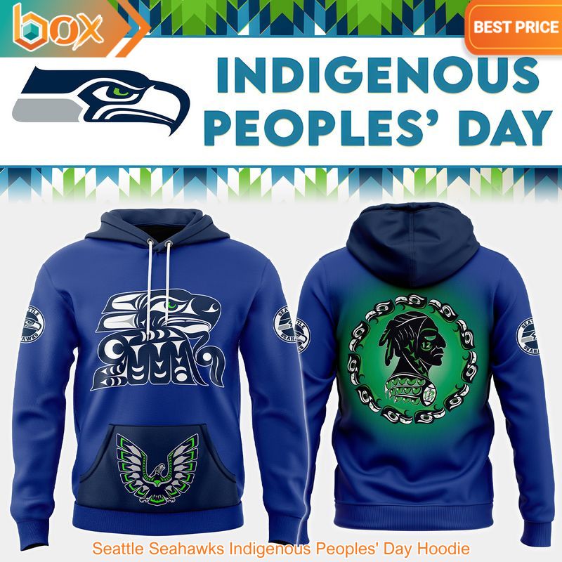 TOP Seattle Seahawks Indigenous Peoples' Day Hoodie