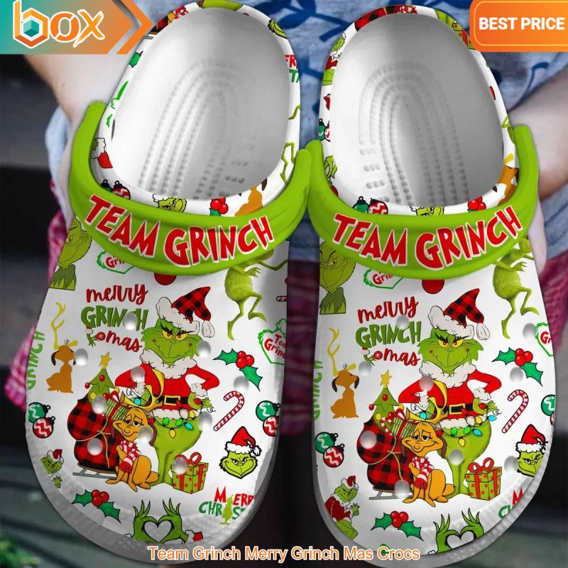 TOP Team Grinch Merry Grinch Mas Crocs