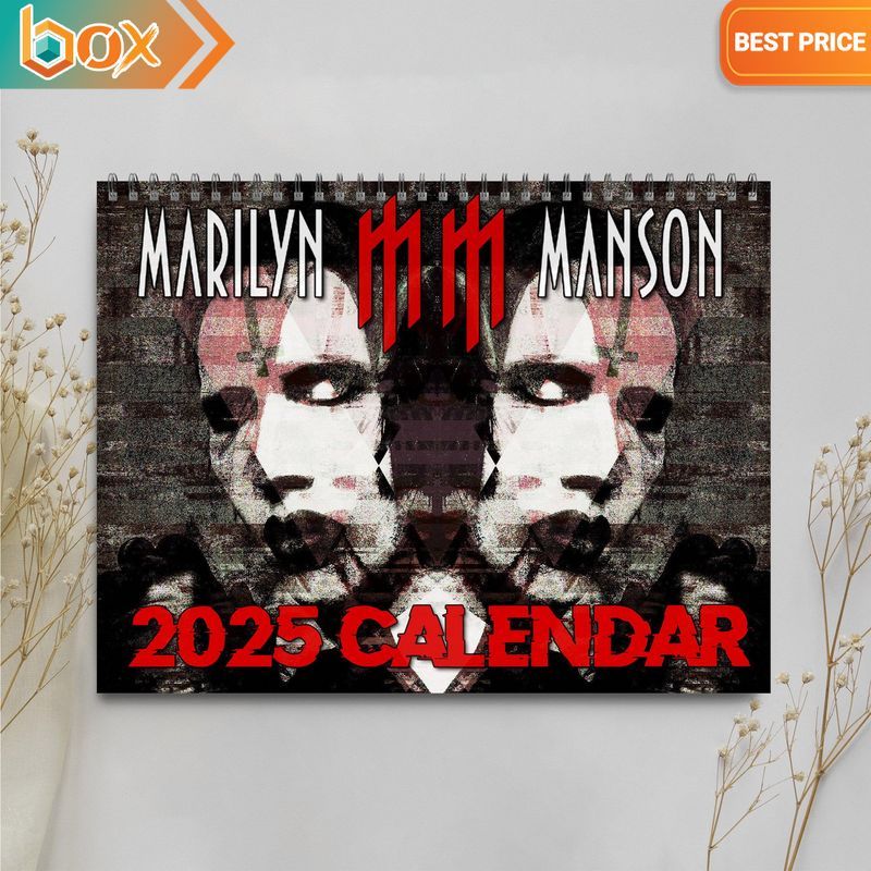 Marilyn Manson 2025 Calendar I am in love with your dress