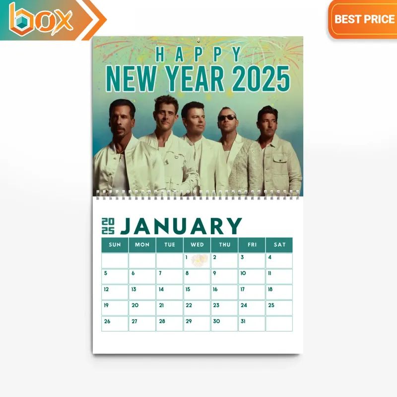 New Kids on the Block 2025 Calendar Oh! You make me reminded of college days