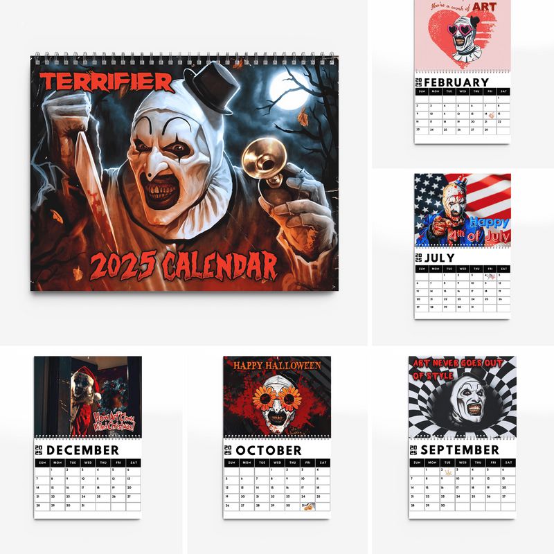 Terrifier 2025 Calendar Heroine