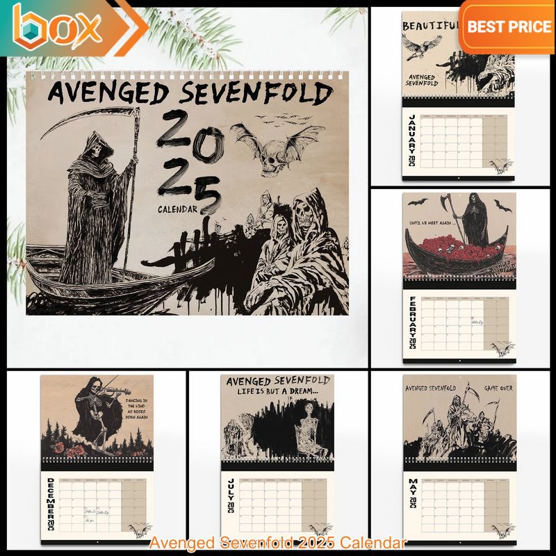 Avenged Sevenfold 2025 Calendar