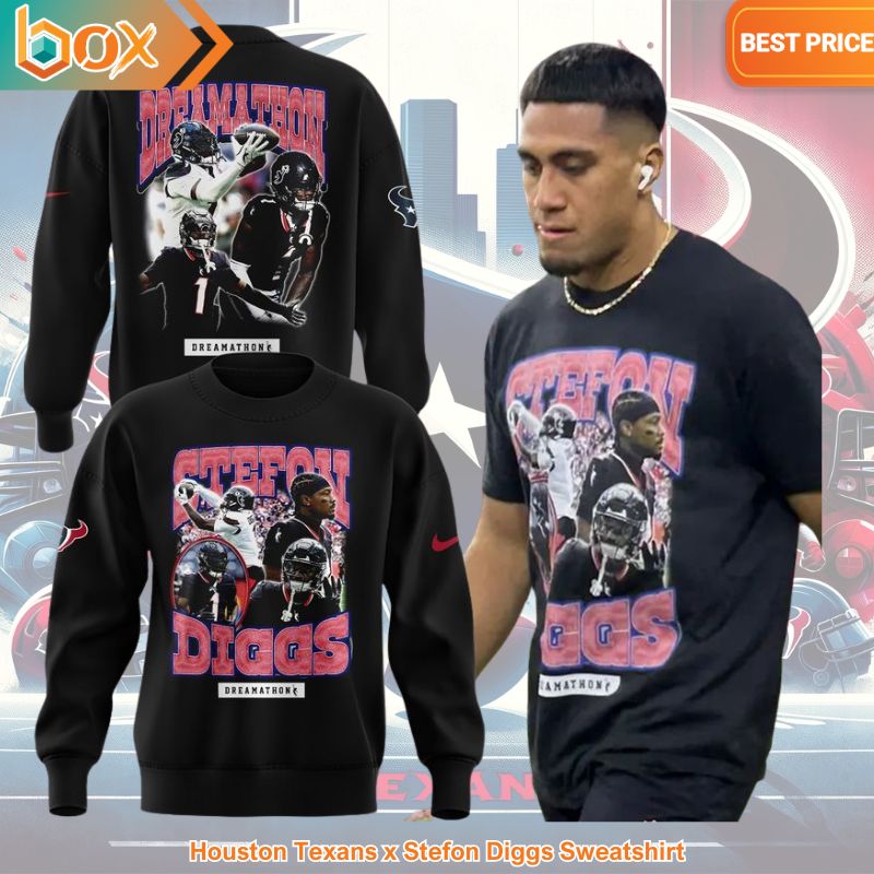 BEST Houston Texans x Stefon Diggs Sweatshirt