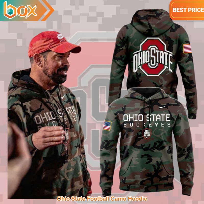 BEST Ohio State Football Camo Hoodie