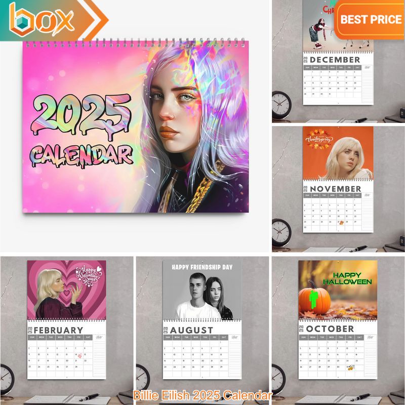 Billie Eilish 2025 Calendar