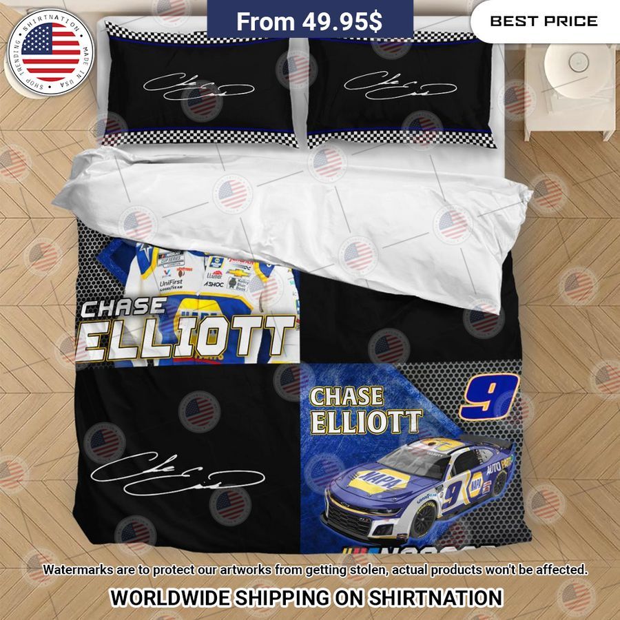 Chase Elliott Nascar Racing Home Bedding Set Trending picture dear